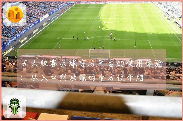 五大联赛买球官方平台的使用体验：从入口到功能的全方位介绍